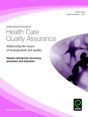 cover image of International Journal of Health Care Quality Assurance, Volume 21, Issue 1